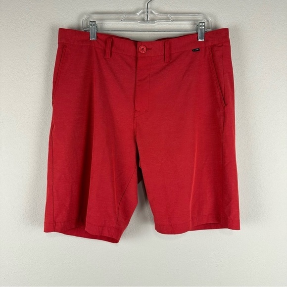Travis Mathew Other - Travis Mathew Red Flat Front Shorts Size 36